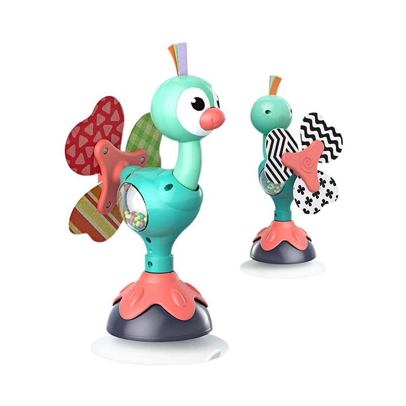 HOLA TOYS - Juguete De Mesa Pavo Real con Succión Hola Toys