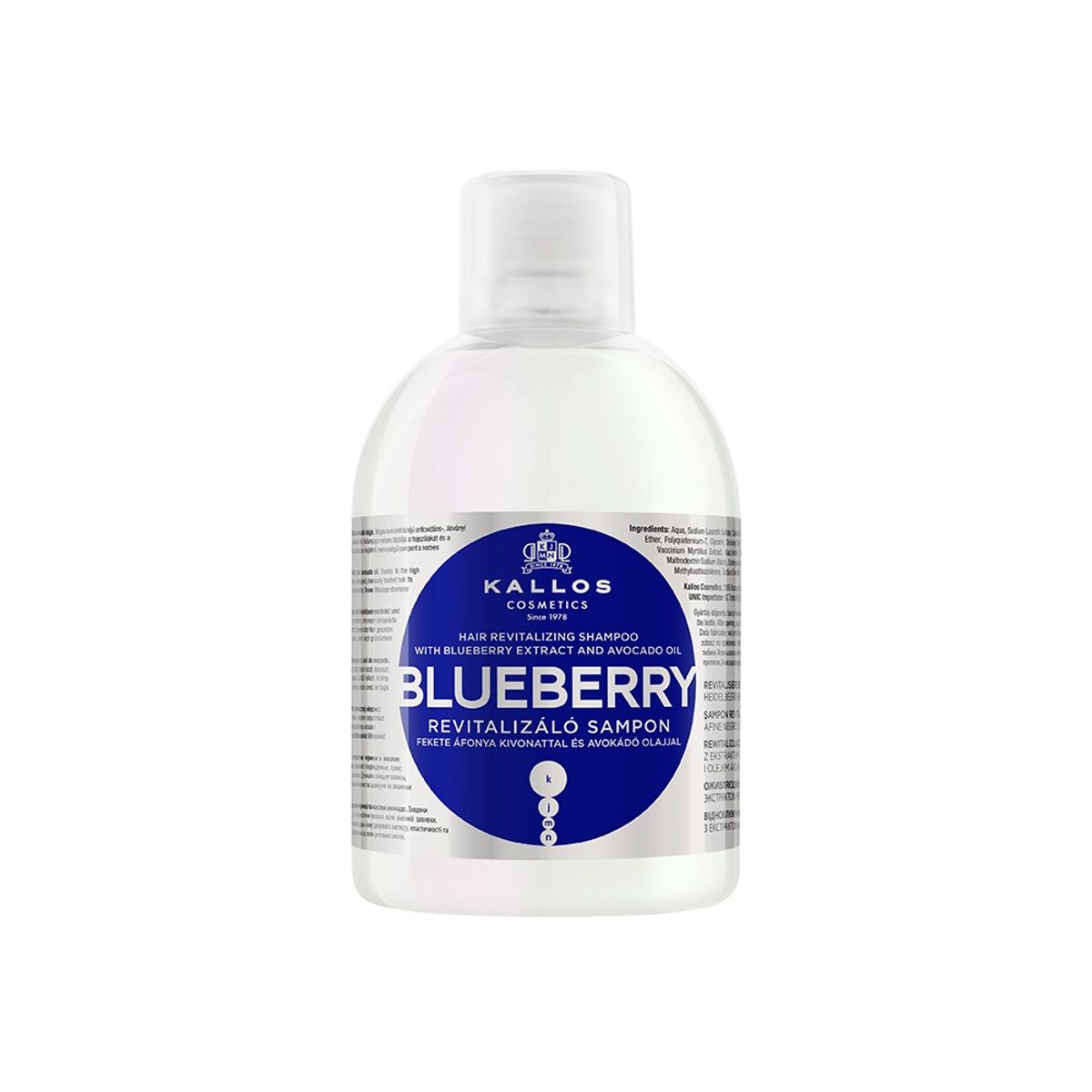 KALLOS - KALLOS - BLUEBERRY Shampoo 1000ml