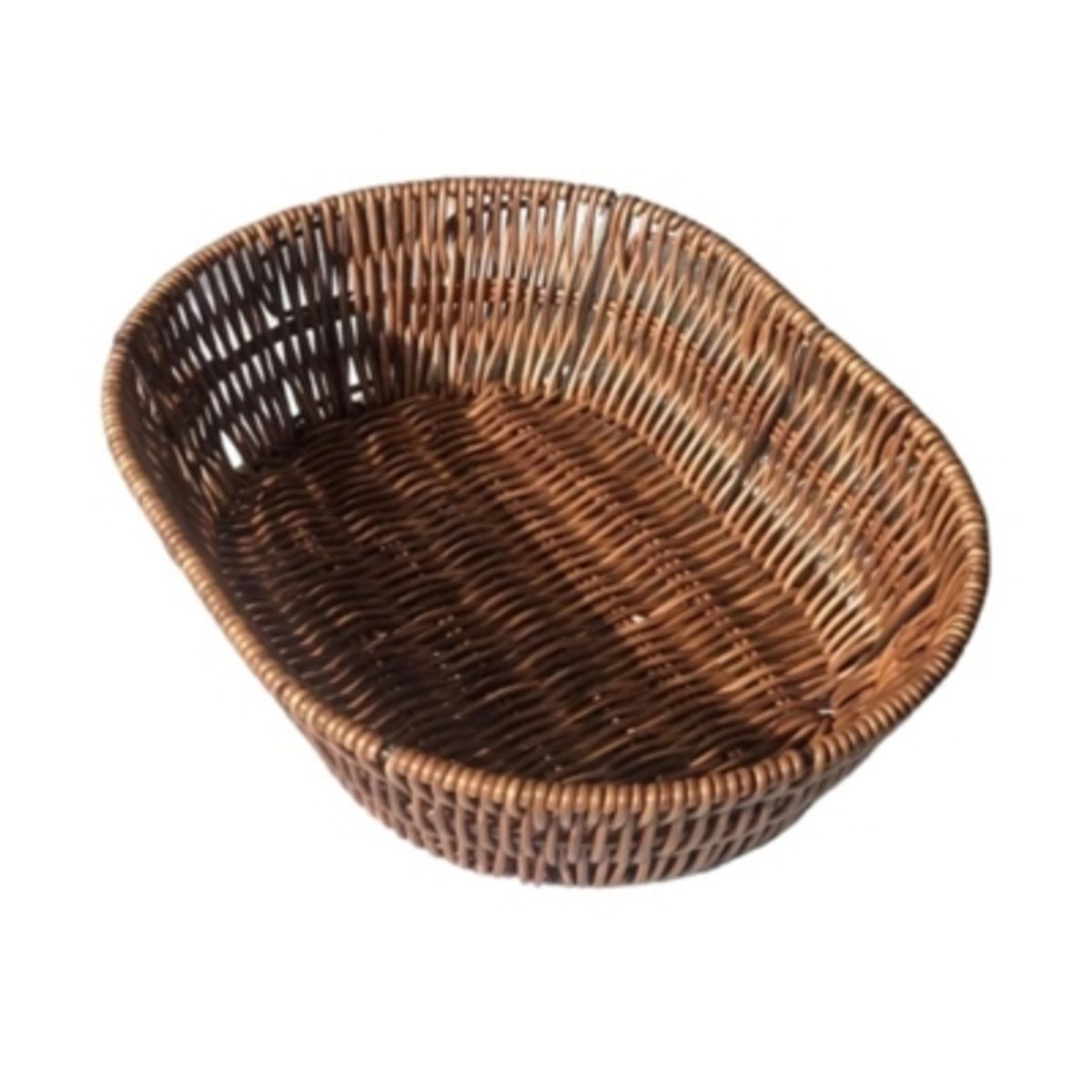 GENERICO - Bandeja Cesta De Ratan Cesta Tejida Alimentos 20x28cm