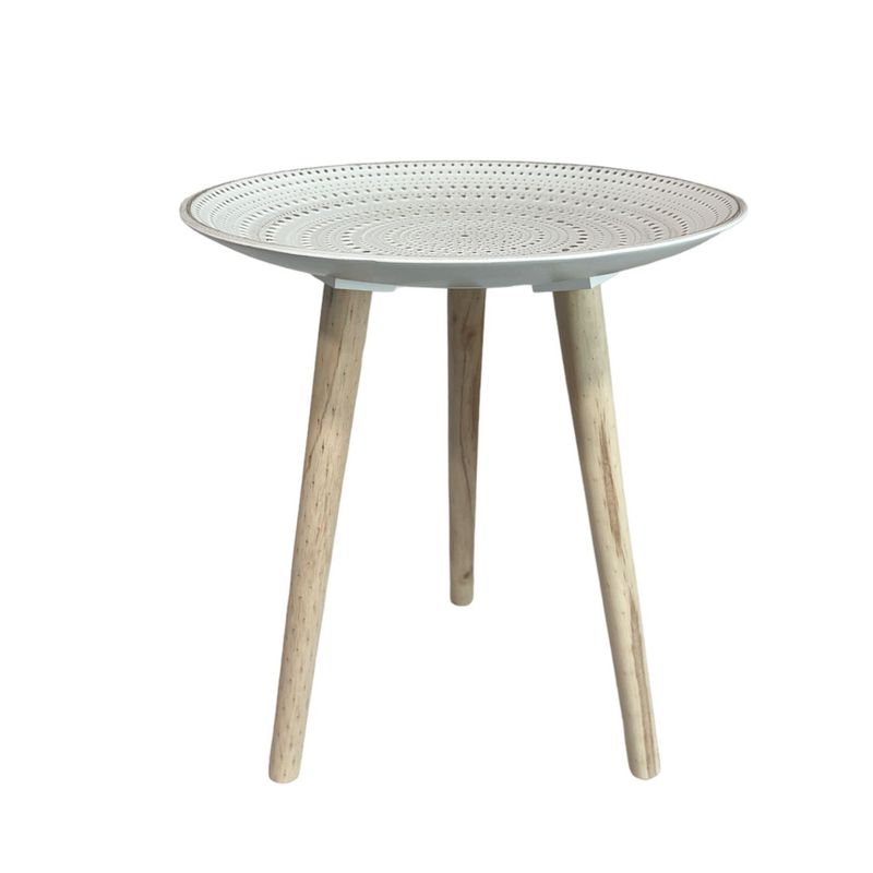 OEM - Mesa Lateral Mandalas Mesa Auxiliar Madera 50cm