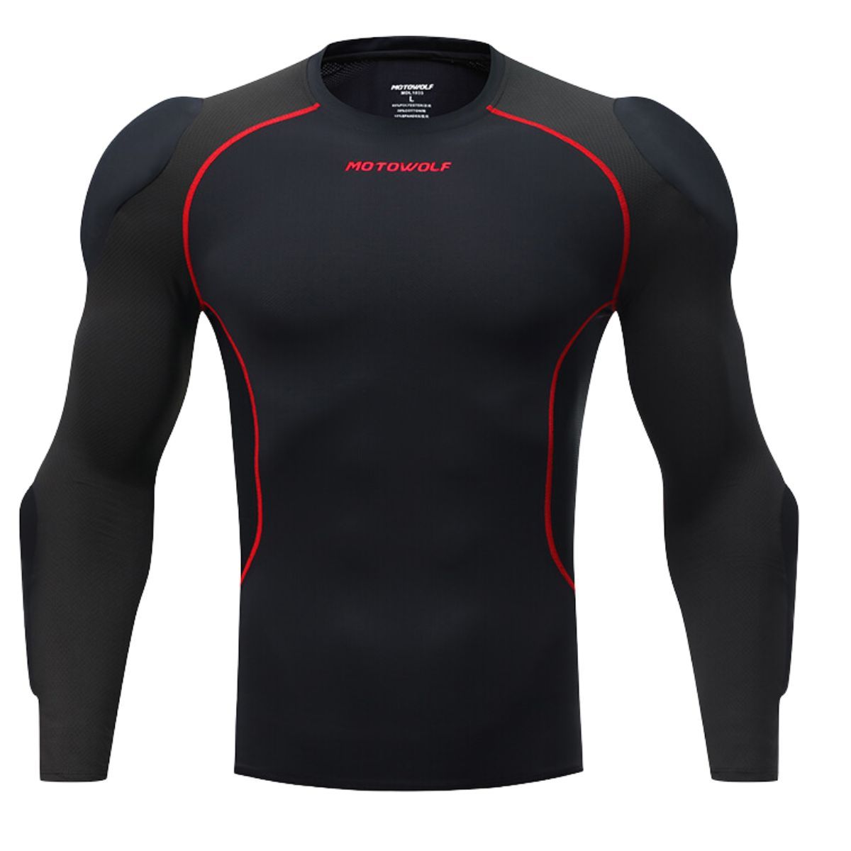 MOTOWOLF - Chaqueta Ajustada Armadura para motociclismo Motowolf 10MDL1035