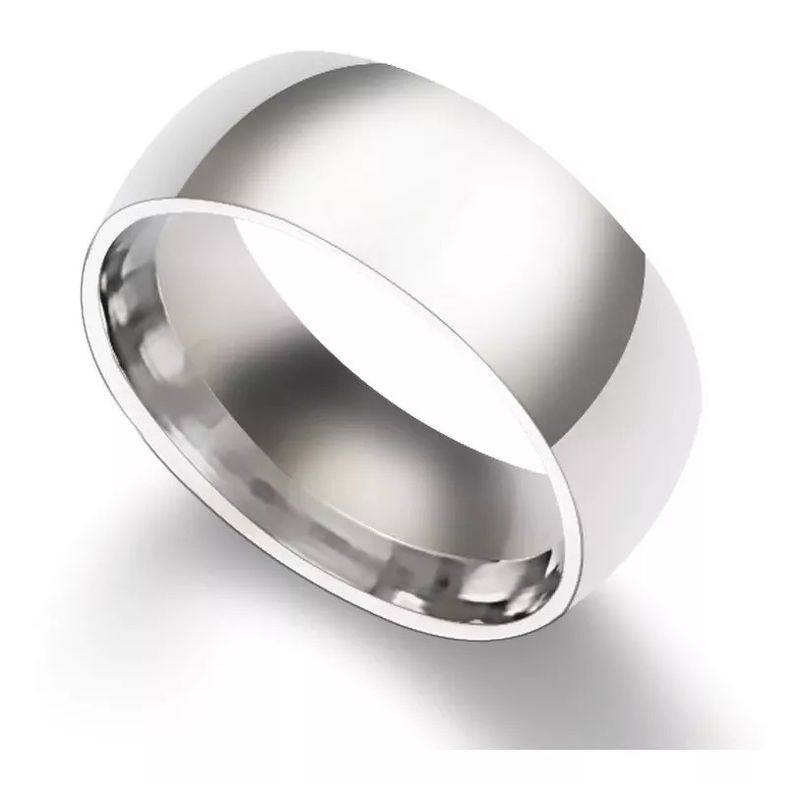 GENERICO - Anillo Titanio Para Mujer Y Hombre Elegante Titanio