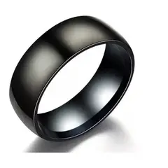 GENERICO - Anillo Titanio Para Mujer Y Hombre Elegante Titanio