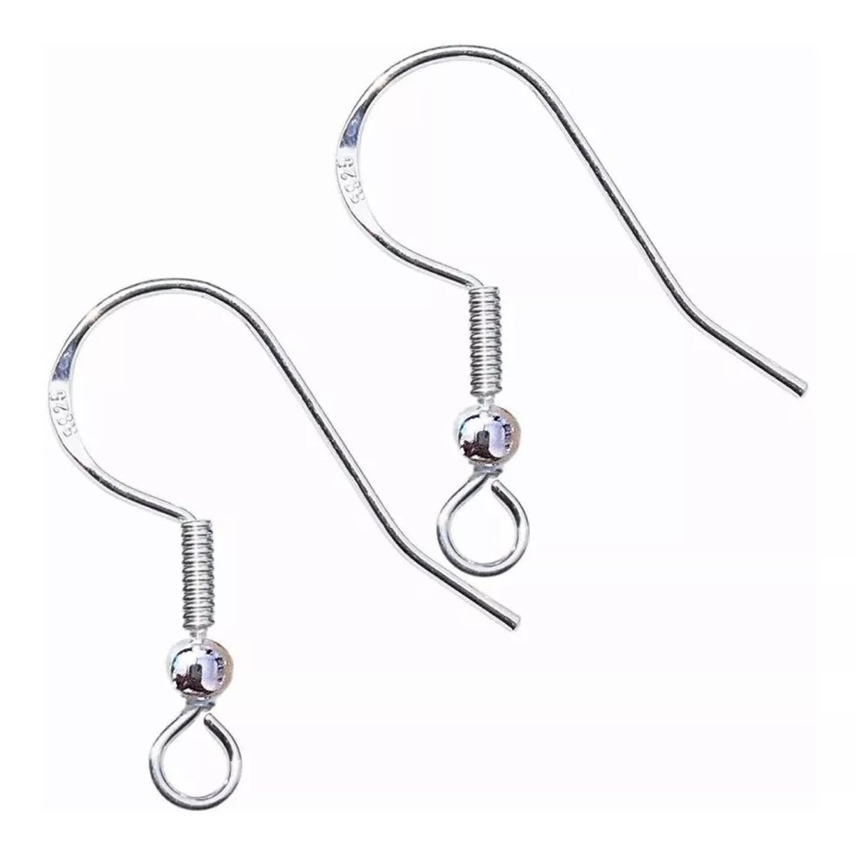 TODOJOYAS - Pack 200 Ganchos Para Aros Bañados En Plata / Todojoyas