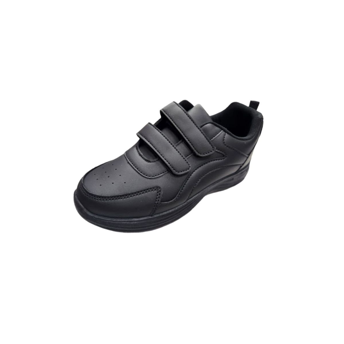 VINNYS OUTLET - Zapatilla Escolar Negro Velcro