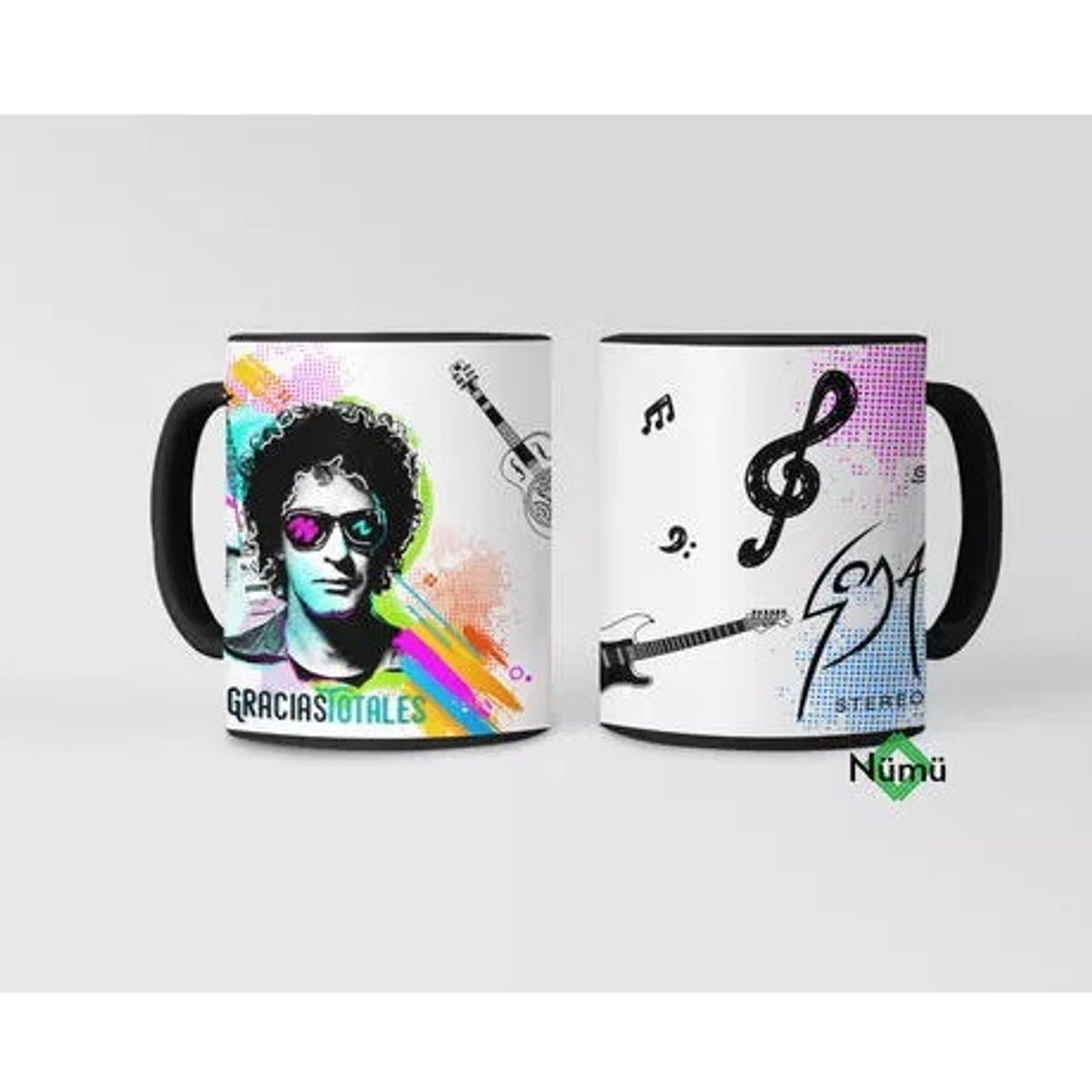 GENERICO - Taza Mágica De Soda Stereo Gracias Totales Bandas De Rock 03
