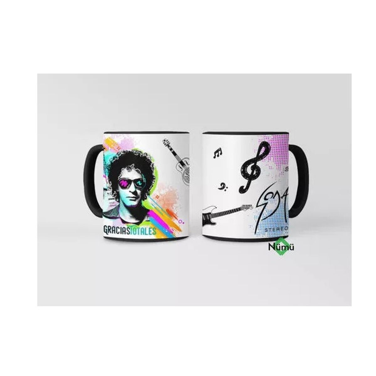 GENERICO - Taza Mágica De Soda Stereo Gracias Totales Bandas De Rock 03