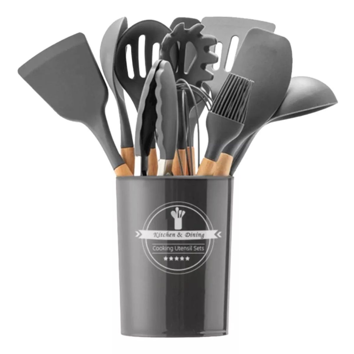 GENERICO - Set Cocina 12 Pcs Silicona Antiadherentes Gastronomicos