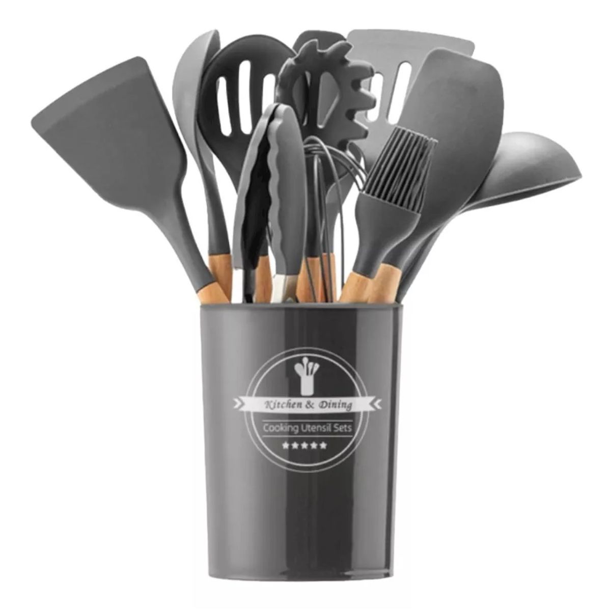 GENERICO - Set Cocina 12 Pcs Silicona Antiadherentes Gastronomicos