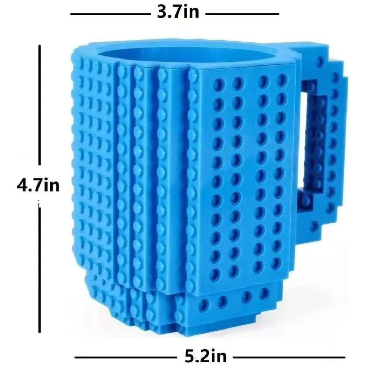GENERICO - Tazón Mug Para Jugar Con Tus Lego Blocks Taza Brick Colores