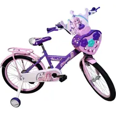 GENERICO - BICICLETA  ARO 20, de paseo con ruedas de aprendizaje
