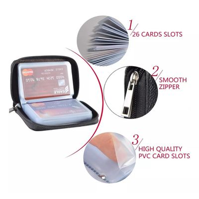 Imagen 2 del producto Billeteras Organizador Porta Tarjetas Multi Ranuras Moda marron