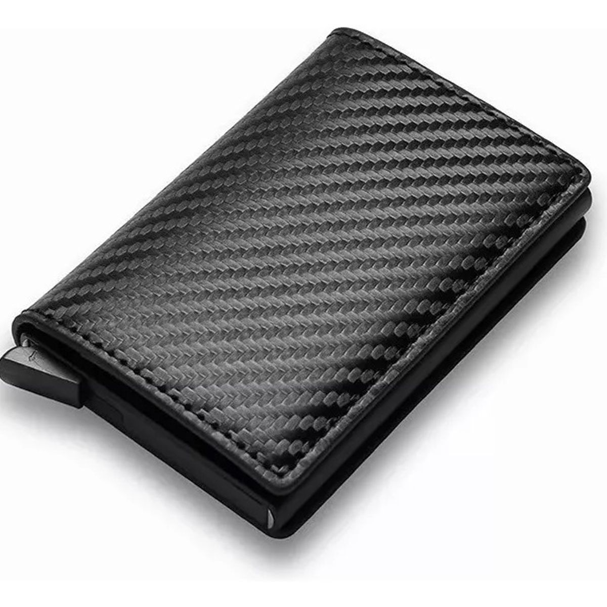 GENERICO - Tarjetero Billetera Hombre Porta Tarjetas Rfid negro con diseño