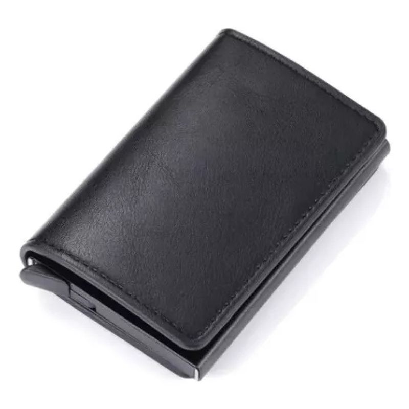 GENERICO - Tarjetero Billetera Hombre Porta Tarjetas Rfid negro