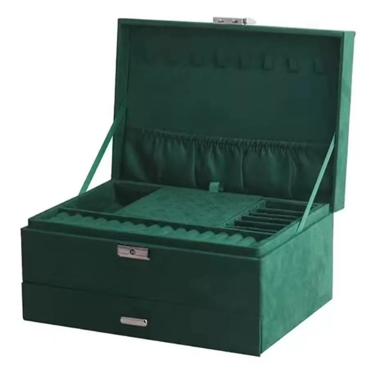 GENERICO - Maletin Joyero 3 Niveles Organizador De Joyas
