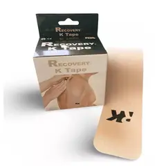 RECOVERY - PACK 2 CINTAS TAPE KINESIOLOGICA BEIGE PRECORTADA 5CM X 5MT