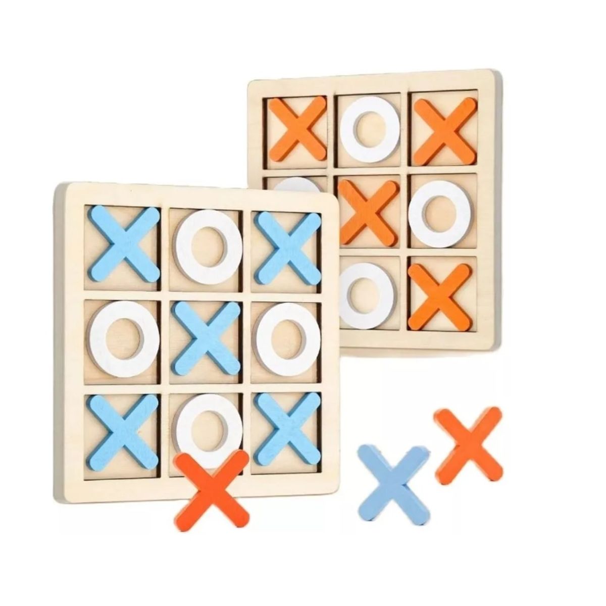 GENERICO - Juego De Mesa Clásico Juego Del Gato En Madera X Y 0