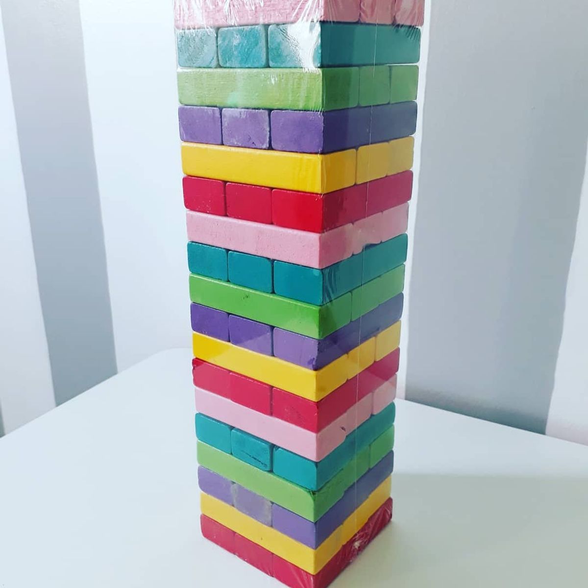 GENERICO - Juego De Mini Yenga Color , Wiss Toy o Torre Infernal 54 Piezas