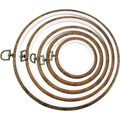 GENERICO - Set De 5 Bastidores De Bordado 24cm 20cm 16cm 13cm 10cm