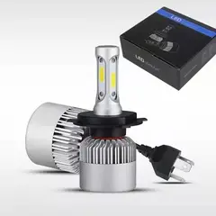 EDWINAYY - X2 Kit De Faros De H4 Led S2 6000k 4800lm 30w Luz Altabaja