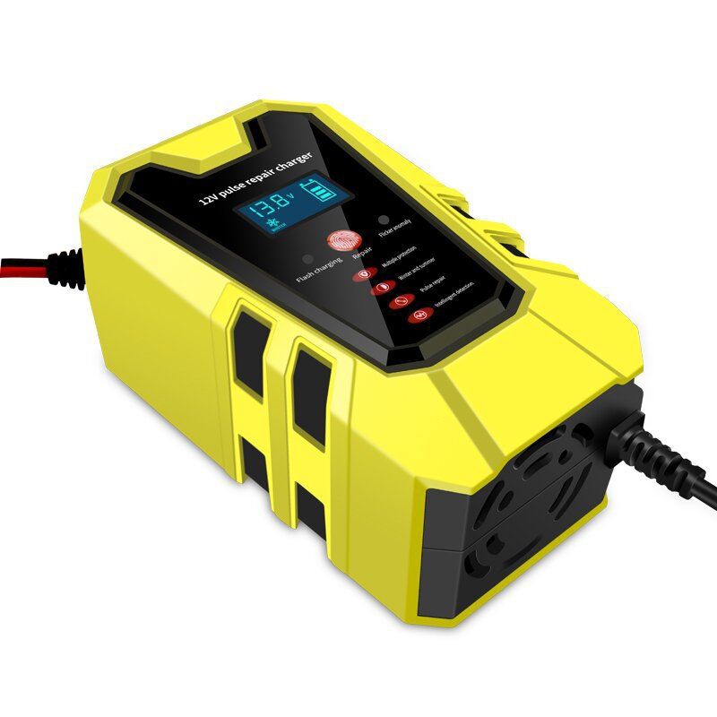 EDWINAYY - Cargador Batería Automóvil Moto Inteligente 12v Carga Rápida