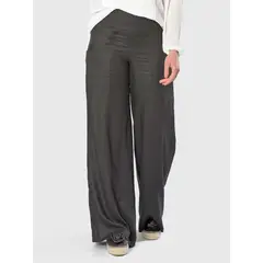 BOUS - Pantalón Lino Negro