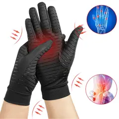 GENERICO - Guantes De Compresión Artritis Completos Con Dedos Táctiles L