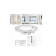 GENERICO - Riel Flexible De Cortina Para El Techo Riel Deslizante 5m