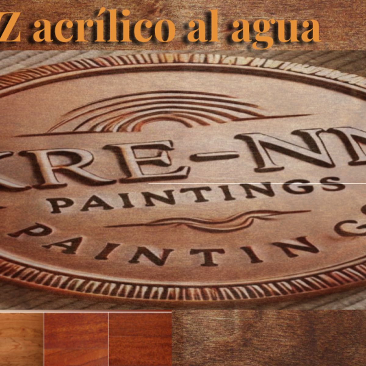 GENERICO - Barniz al agua  nogal terminación mate