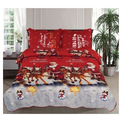 Imagen 2 del producto Cubrecama De Verano Plaza y Media Navideños 230x180cm