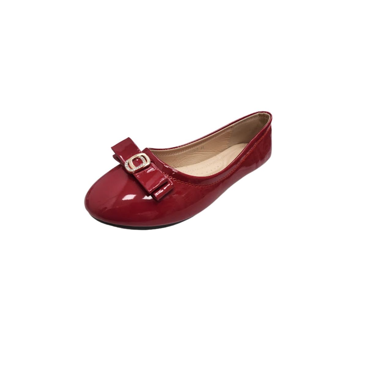 VINNYS OUTLET - Ballerina Charol Mujer Rojo