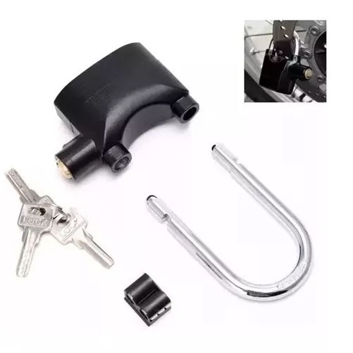 ESHOPANGIE - Candado de seguridad con alarma