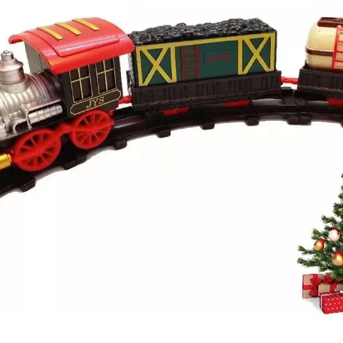 GENERICO - Tren Clasico Tira Humo Luces Sonido Ideal para Obsequio