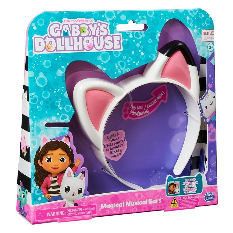 GENERICO - Cintillo Orejas Mágicas con Luz y Sonido Gabbys Dollhouse