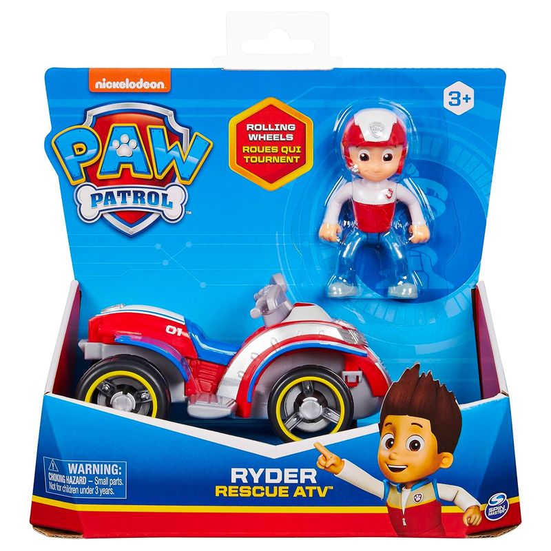 GENERICO - Vehículo Paw Patrol - Ryder Rescue ATV