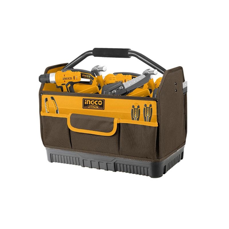 INGCO - Bolso Herramientas Industrial Ingco 7 Bolsillos 16 P Htbgl04