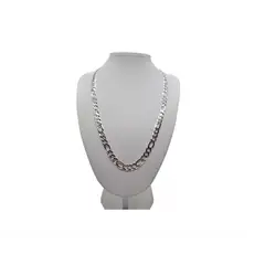 GENERICO - Cadena Estilo Cartier Gruesa Hombre Plata Italiana 925