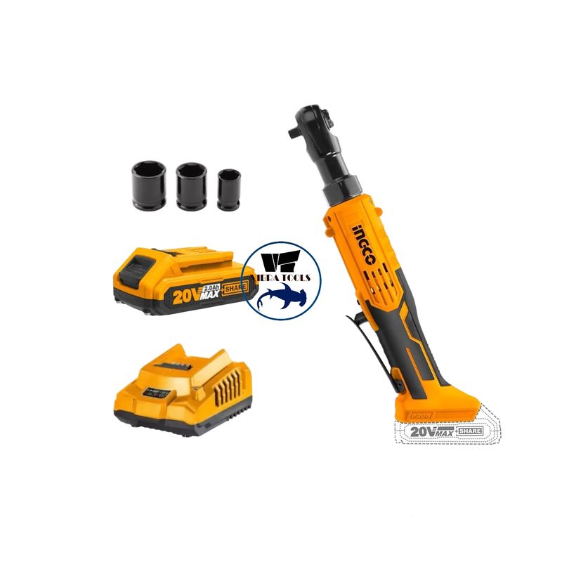 INGCO - Llave Chicharra Inalambrica Ingco 20v 3/8  65 Nm Cdrli206015