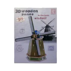 GENERICO - Puzzle 3d - Molino De Viento