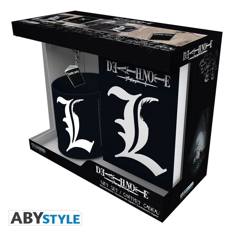 ABYSTYLE - SET DE REGALO DE DEATH NOTE-L 3-PC GIFT SET