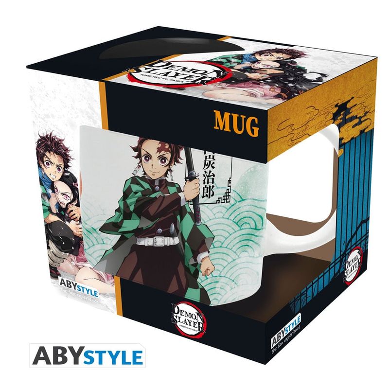 ABYSTYLE - TAZA DE DEMON SLAYER- TANJIRO/NEZUKO MUG 11 OZ
