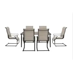 HAMPTON FORGE - SET COMEDOR TERRAZA 6 SILLAS METAL HAMPTON BAY 1006572478