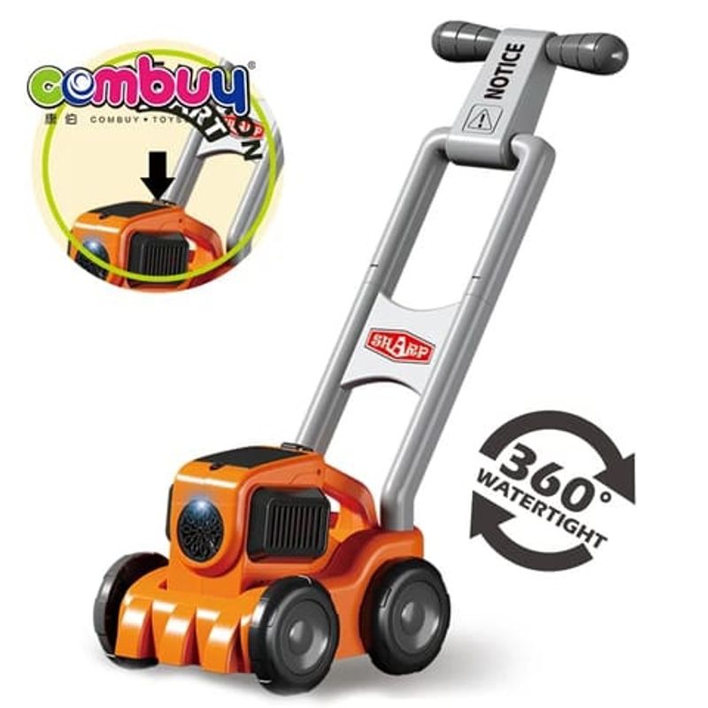 GENERICO - Carro Corta cesped de juguete lanza Burbujas