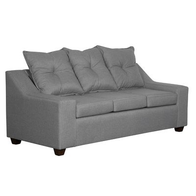 Imagen 2 del producto Sofa Viena 3 cuerpos  Tela Gris 190 x 80x90