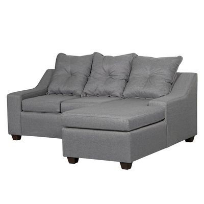 Imagen 2 del producto Seccional Viena 3c Chaise Der , intercambiable,Gris 200 x 140x90