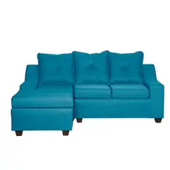 MASEL - Seccional Viena 3c Izquierdo , Intercambiable , turquesa 190 x 140x90