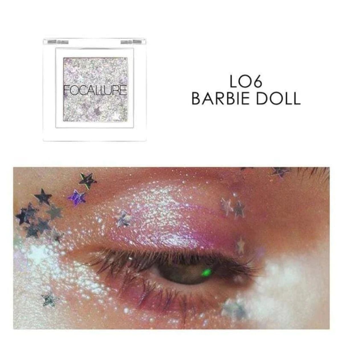 FOCALLURE - Focallure Colorfulism Single Eyeshadow L06Sombra Glitter