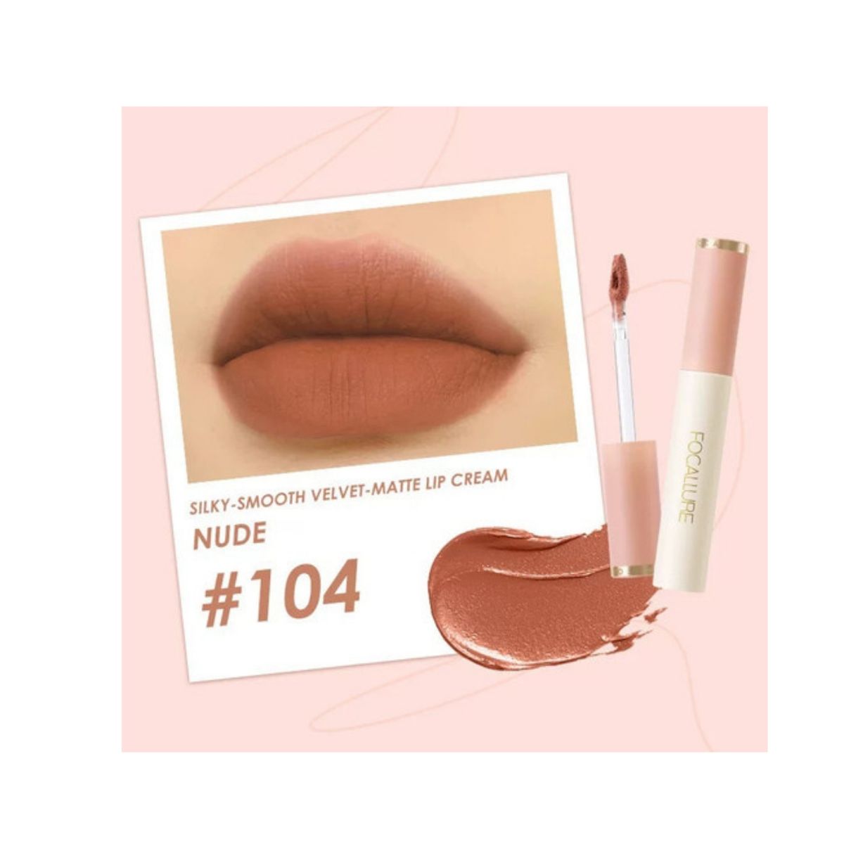 FOCALLURE - Labial Mate Super Velvet 104 – Focallure