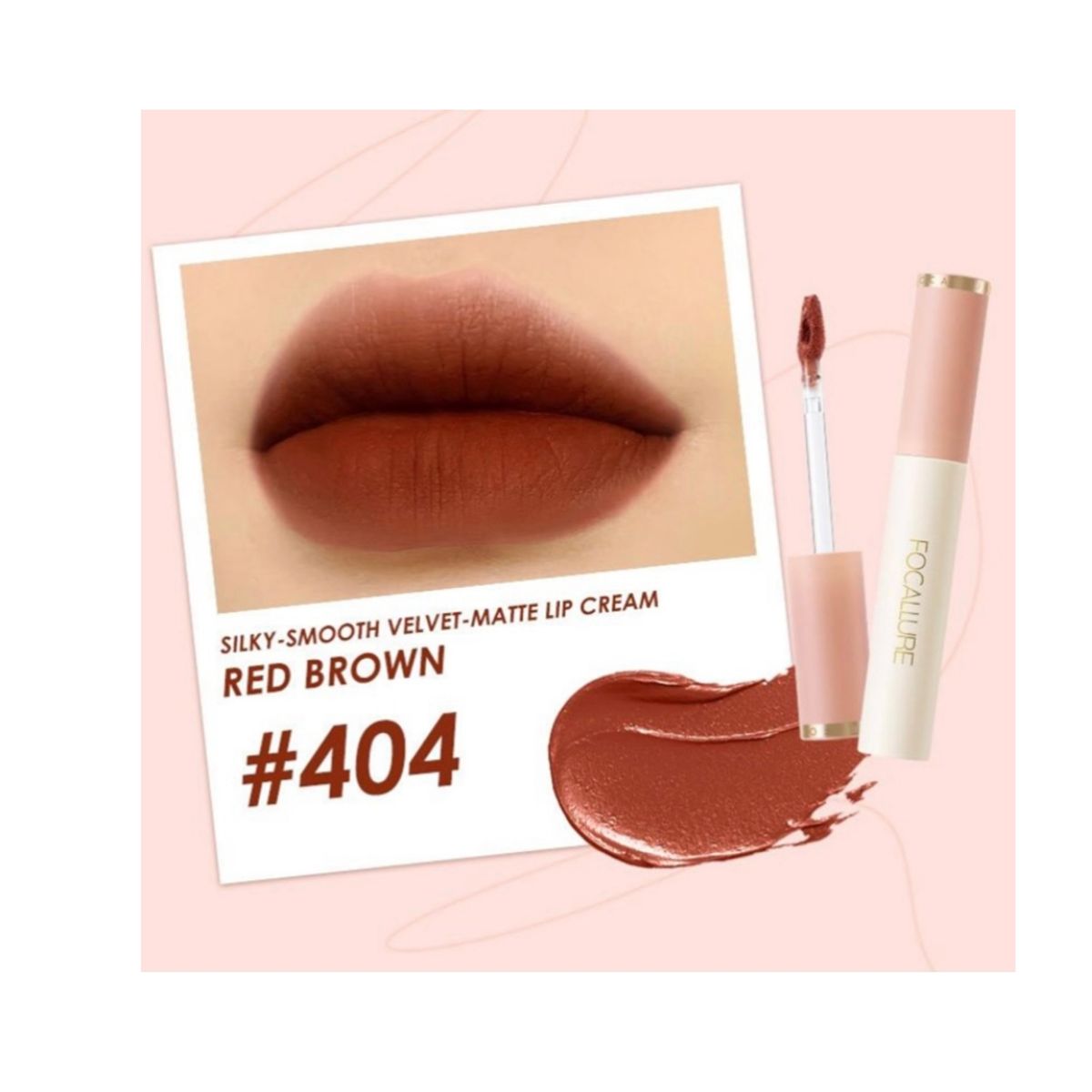 FOCALLURE - Labial Mate Super Velvet 404 – Focallure
