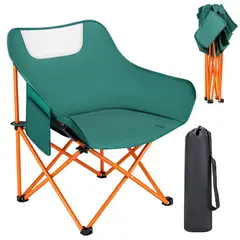EVERSO - Silla Plegable De Playa Camping Pesca Picnic Playa Verde